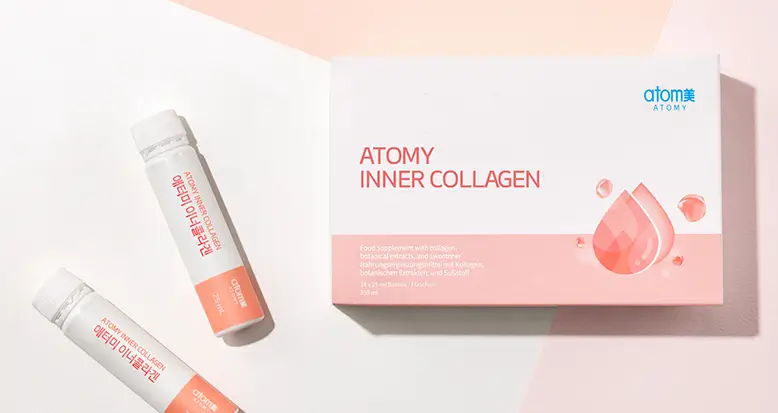 atomy inner collagen boite flacons Atomy Inner Collagen – complément alimentaire buvable à base de peptides de collagène