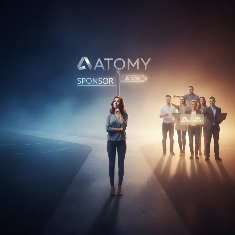 Conseils pour **choisir son parrain Atomy** et rejoindre la Team Réussite